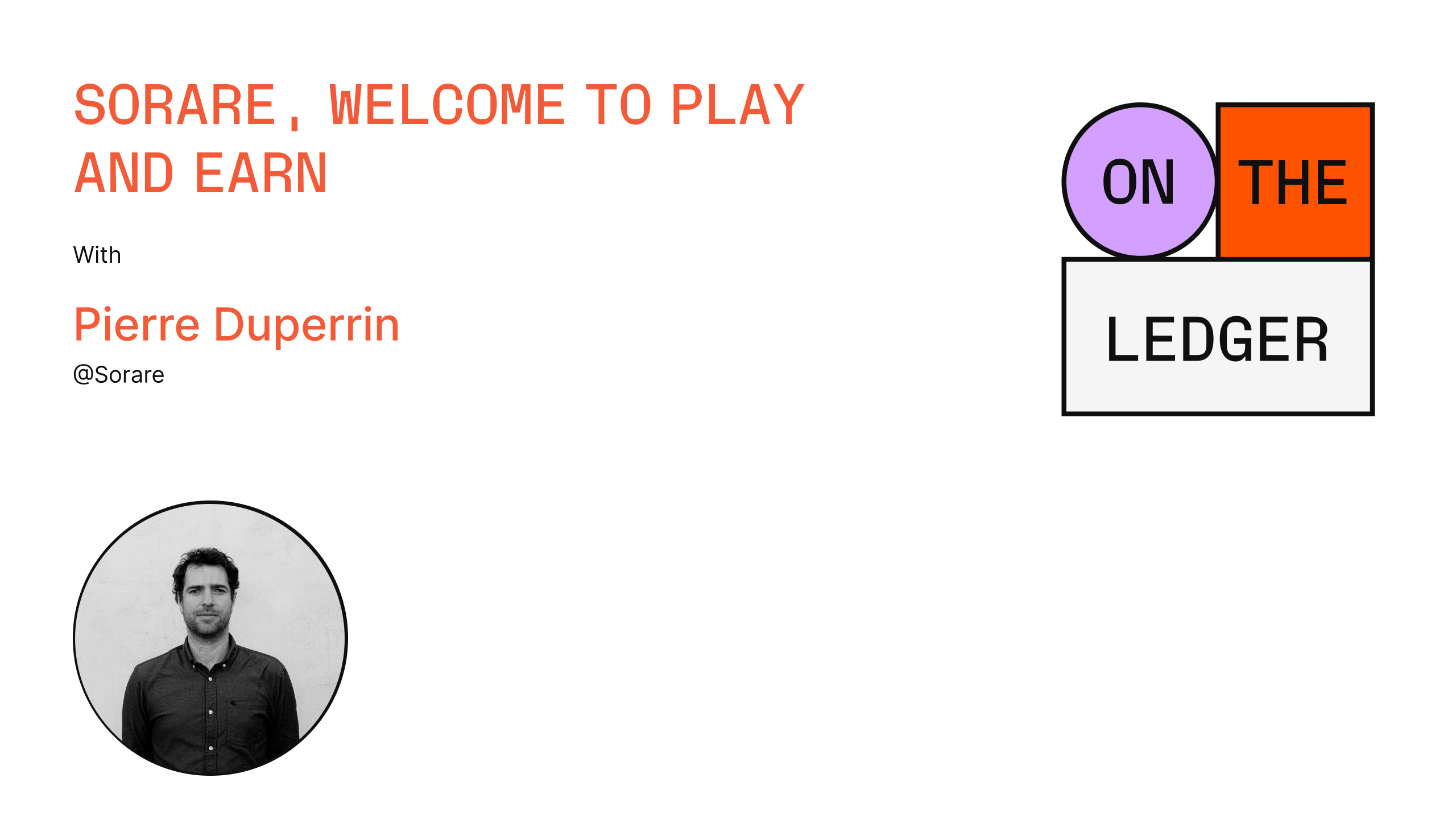 Sorare: Welcome to play and earn w/ Pierre Duperrin