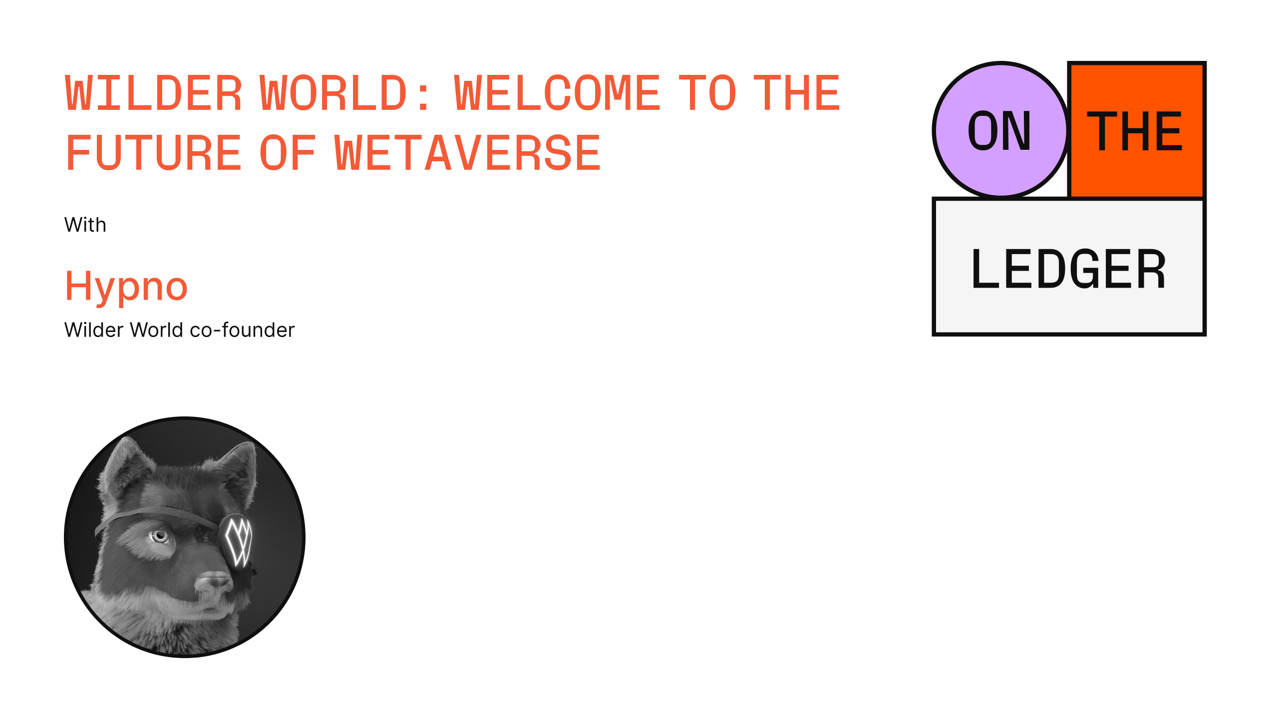Wilder World: Welcome to the Future of Wetaverse w/ Hypno