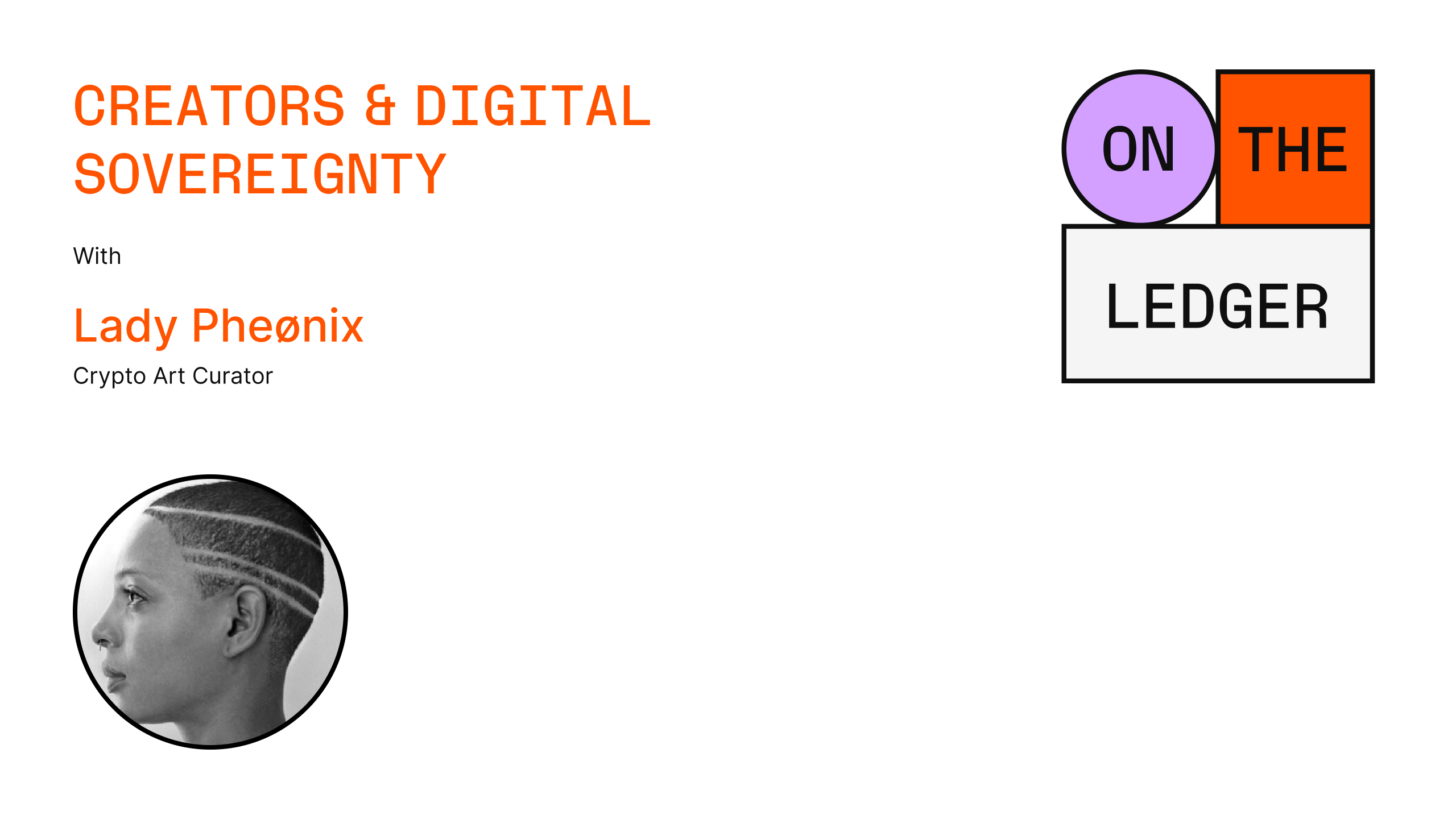 Creators & digital sovereignty w/ Lady Pheønix
