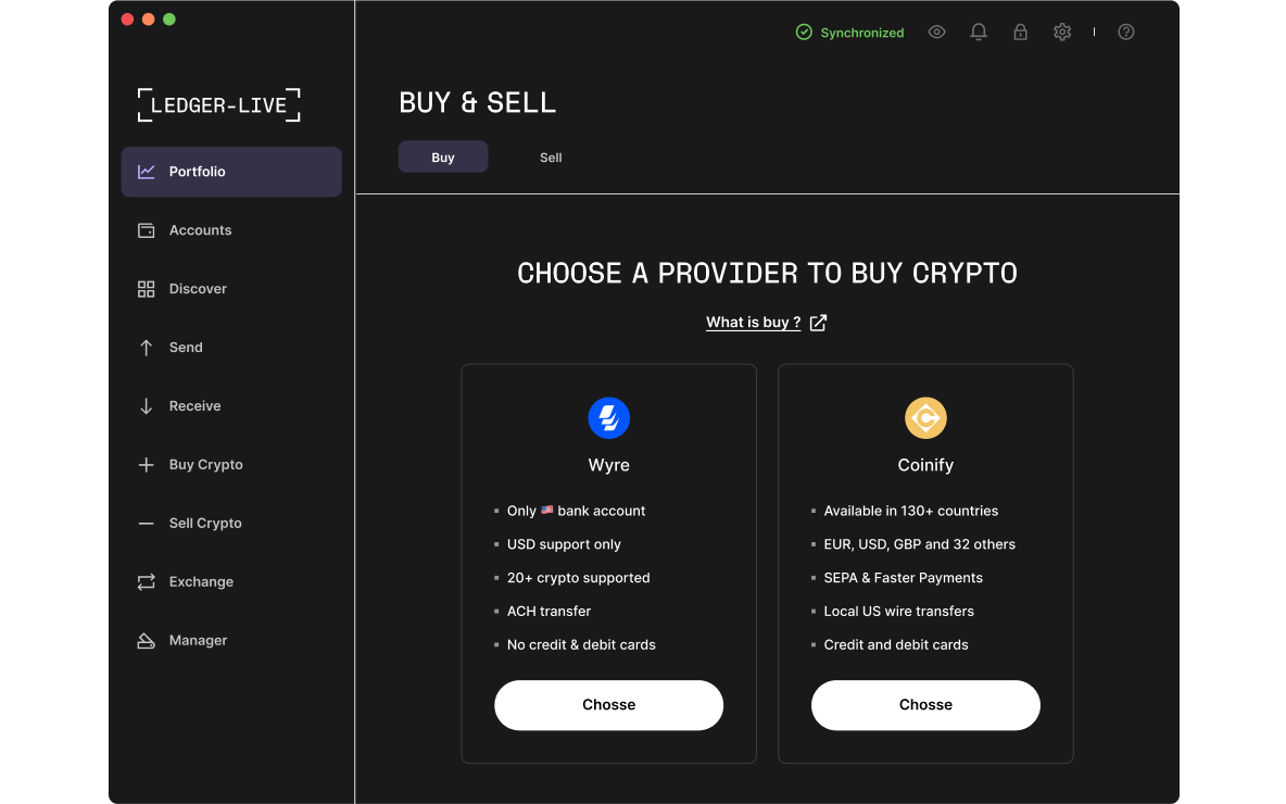 Buy your first crypto or…